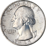 1945-D Washington Quarter - Choice