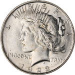 1923-D Peace Dollar