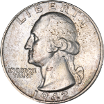 1942-D Washington Quarter