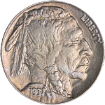 1937-P Buffalo Nickel