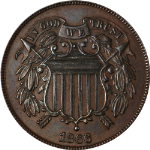 1866 Two (2) Cent Piece