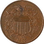 1865 Two (2) Cent Piece