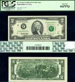 FR. 1936 F* $2 1995 Federal Reserve Note Atlanta F-* Block Gem PCGS CU66 PPQ Star