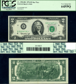 FR. 1935 D* $2 1976 Federal Reserve Note Cleveland D-* Block Choice PCGS CU64 PPQ Star