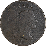 1796 Large Cent Liberty Cap Nice F S.84 R.3 Great Eye Appeal Nice Strike