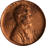 1931-D Lincoln Cent - Spotty