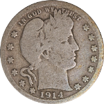 1914-S Barber Quarter