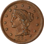 1851 Large Cent