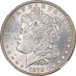 1878-P 7TF Rev 78 Morgan Silver Dollar NGC MS63 Blast White Great Eye Appeal