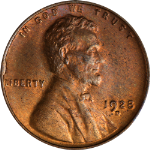 1928-D Lincoln Cent - Tiny Obverse Cud