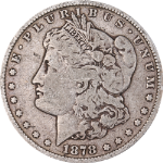 1878-S Morgan Silver Dollar - VAM 27A Long Nock