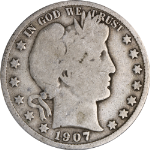 1907-O Barber Half Dollar