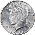 1926-D Peace Dollar Nice BU+ Superb Eye Appeal Strong Strike