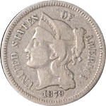 1879 Three (3) Cent Nickel