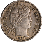 1913-P Barber Dime