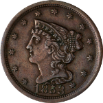 1853 Half Cent