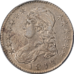 1818/7 Bust Half Dollar Large 8 PCGS XF45 0-103 R.3 Superb Eye Appeal