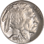 1934-P Buffalo Nickel