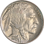 1934-P Buffalo Nickel