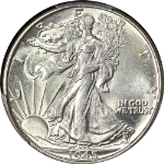 1945-P Walking Liberty Half PCGS MS64 Superb Eye Appeal Nice Strike