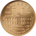 2006-S San Francisco Commem Gold $5 NGC MS70 Brown Label