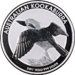2011 Australia Silver Kookaburra - 1 Kilo .999 Fine Silver - OGP Capsule