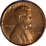 1929-S Lincoln Cent PCGS MS64 RD Superb Eye Appeal Strong Strike