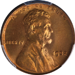 1932-P Lincoln Cent PCGS MS66 RD Superb Eye Appeal Strong Strike