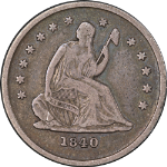 1840-O Seated Liberty Quarter Choice VF/XF Superb Eye Appeal Nice Strike