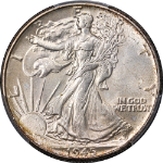 1945-P Walking Liberty Half PCGS MS64 Superb Eye Appeal Strong Strike