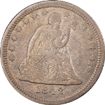 1842-O Seated Liberty Quarter 'Large Date' Choice XF/AU Great Eye Appeal