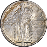 1917-S Type 2 Standing Liberty Quarter Nice BU Great Eye Appeal Nice Strike