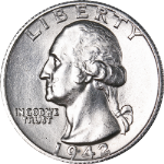 1942-S Washington Quarter