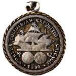 1893 Columbia Exonumia Pendant