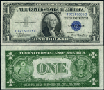 FR. 1608 $1 1935-A Silver Certificate Non-Mule D-C Block Choice CU+