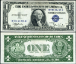 FR. 1612 $1 1935-C Silver Certificate M-D Block Choice CU