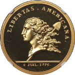 Libertas Americana Monnaie De Paris 1 Ounce Proof Gold - Struck 2014 OGP COA