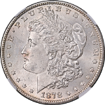 1878-P 7TF Rev 78 Morgan Silver Dollar NGC MS63 Great Eye Appeal