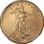2003 Gold American Eagle $10 NGC MS70 Brown Label - STOCK