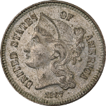 1867 Three (3) Cent Nickel