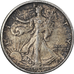 1917-D Obverse Walking Liberty Half Nice BU Great Eye Appeal Nice Strike