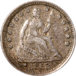 1853-P Seated Liberty Half Dime - Arrows At Date