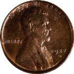 1927-D Lincoln Cent - Choice