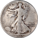 1942-P Walking Liberty Half - Doubled Die Reverse