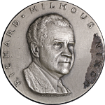 Richard Nixon Silver Medal Medallic Art Co. - .999+ Pure Silver - 4.73oz ASW