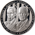 2013 5 Star General Commemorative Silver $1 PCGS PR70 DCAM 1st Strike STOCK