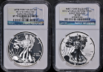 2013-W Silver American Eagle $1 2 Coin Set NGC Reverse PF70 Enhanced SP70 STOCK