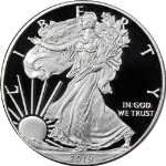 2019-W Silver American Eagle $1 ANACS PR70 DCAM First Strike Label