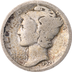 1921-P Mercury Dime - Key Date