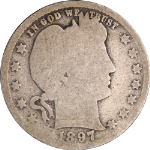 1897-O Barber Quarter